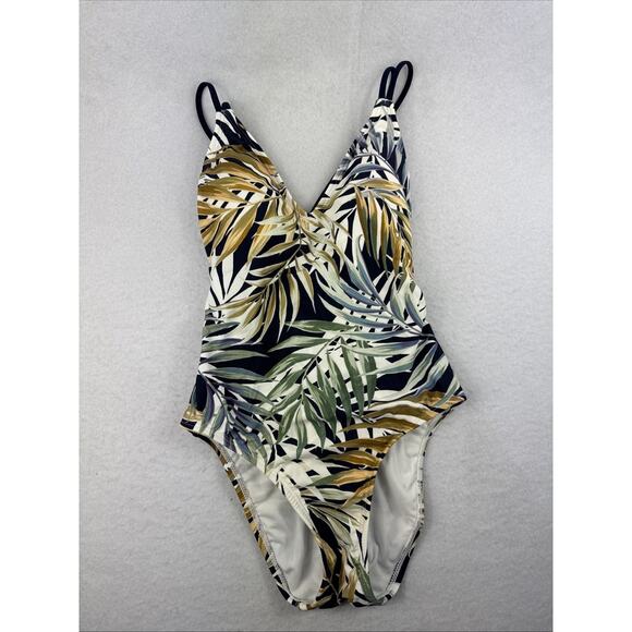 Hurley Women's UPF 50+ Stretch Midweight One Piece Swimsuit, Green, Size XS - Picture 1 of 4